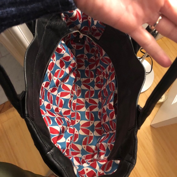 Marc Jacobs- black lamb leather weekender tote - Picture 3 of 8